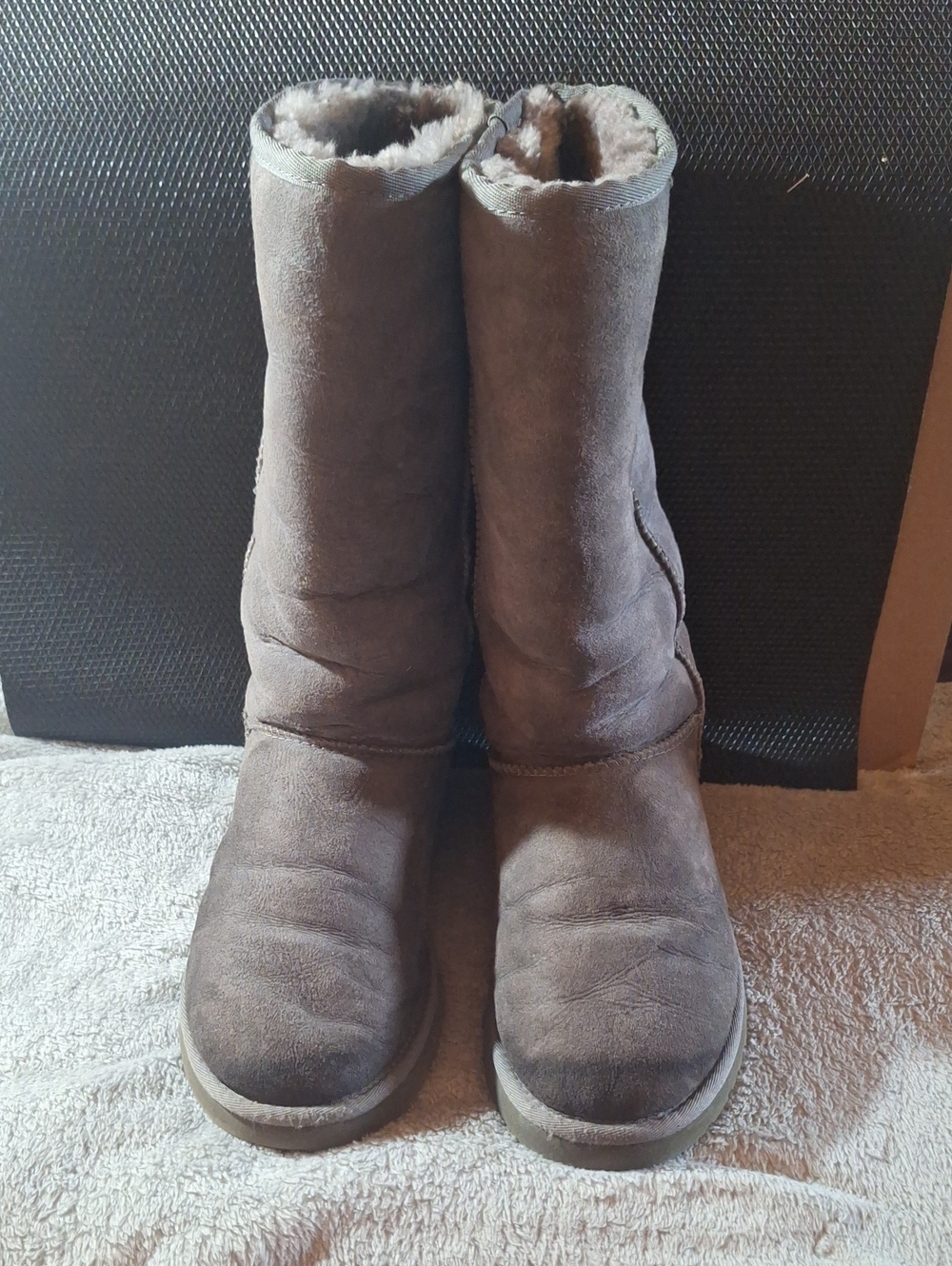 Ugg's Women's Cozy Shearling-Lined Winter Boots - Grey